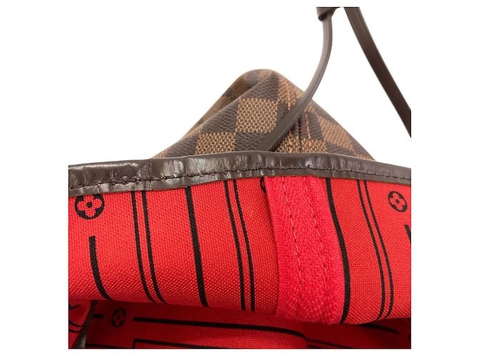 Borsa Tote Louis Vuitton Neverfull MM Damier ebene - vista 9