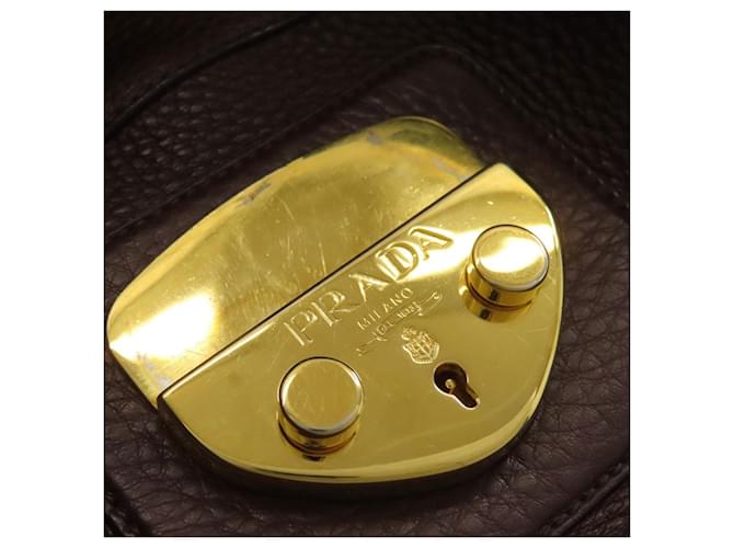 Borsa Tote Prada BR3116 Logo Marrone - vista 14