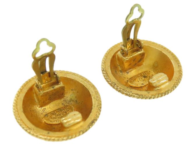 Chanel Coco Mark Clip-Ohrringe Golden - Ansicht 3
