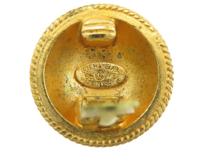 Chanel Coco Mark Clip-Ohrringe Golden - Ansicht 4