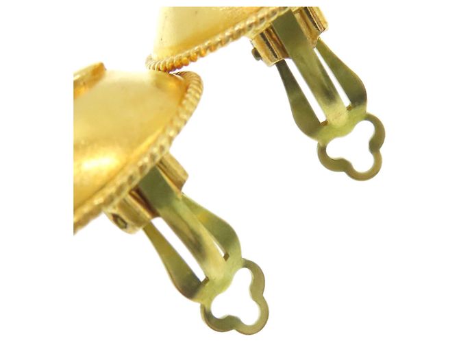 Chanel Coco Mark Clip-Ohrringe Golden - Ansicht 6