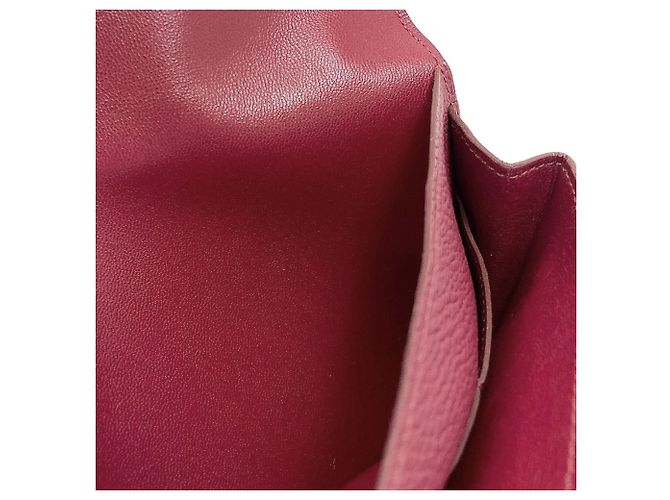 Hermès Hermes Dogon GM Long Wallet Rot - Ansicht 10