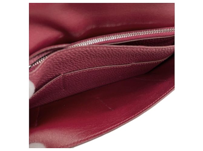 Hermès Hermes Dogon GM Long Wallet Rot - Ansicht 6