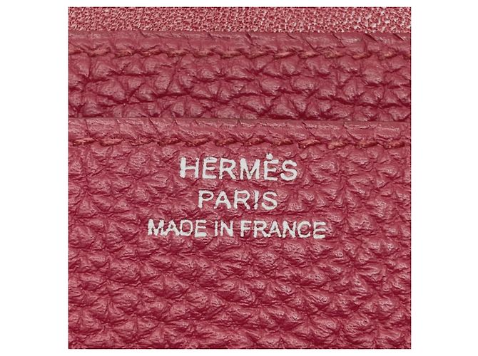 Hermès Hermes Dogon GM Long Wallet Rot - Ansicht 8