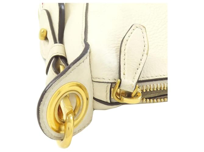 Borsa a tracolla con logo Prada Bianco - vista 12