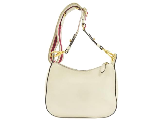 Borsa a tracolla con logo Prada Bianco - vista 2