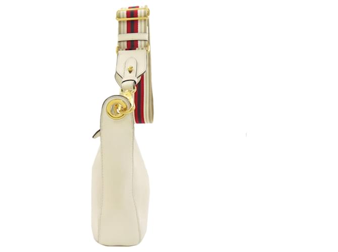 Borsa a tracolla con logo Prada Bianco - vista 3