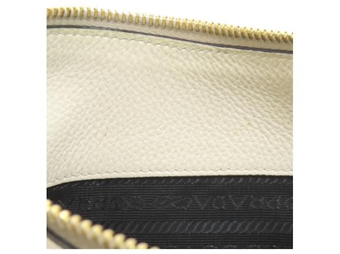 Borsa a tracolla con logo Prada Bianco - vista 7