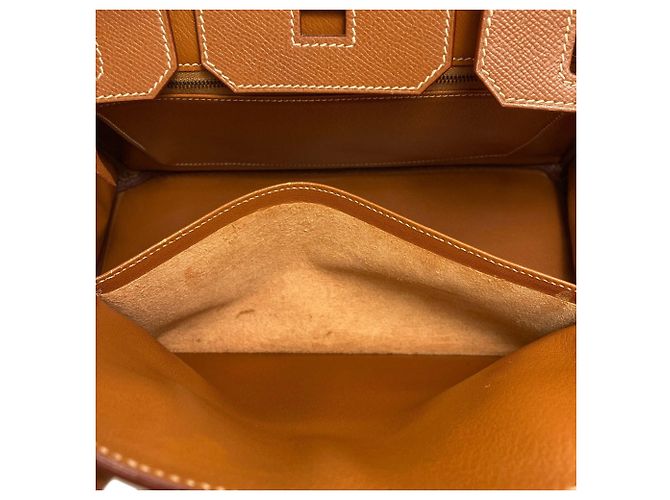 Hermès Borsa Hermes Birkin 30 Gold D'oro - vista 13