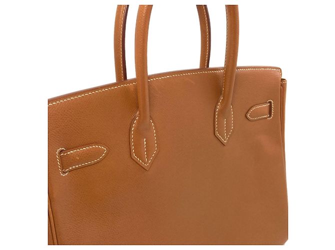 Hermès Borsa Hermes Birkin 30 Gold D'oro - vista 16