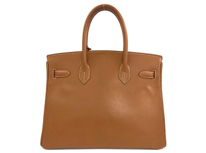 Hermès Borsa Hermes Birkin 30 Gold D'oro - vista 2