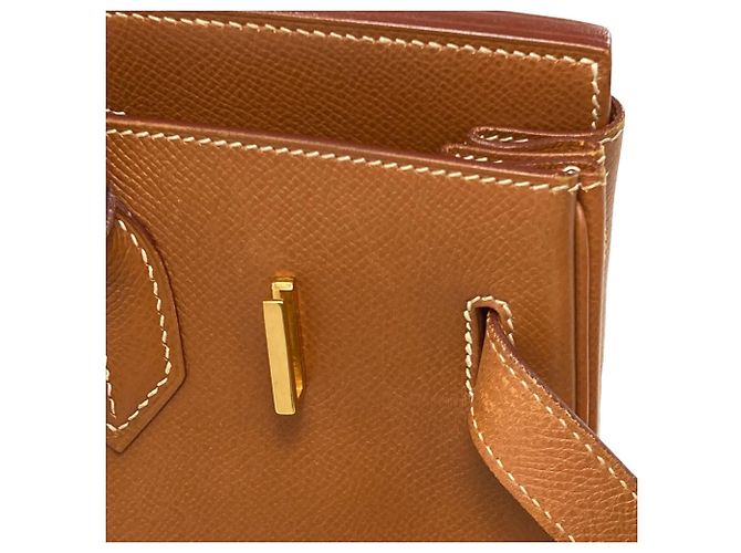 Hermès Borsa Hermes Birkin 30 Gold D'oro - vista 21