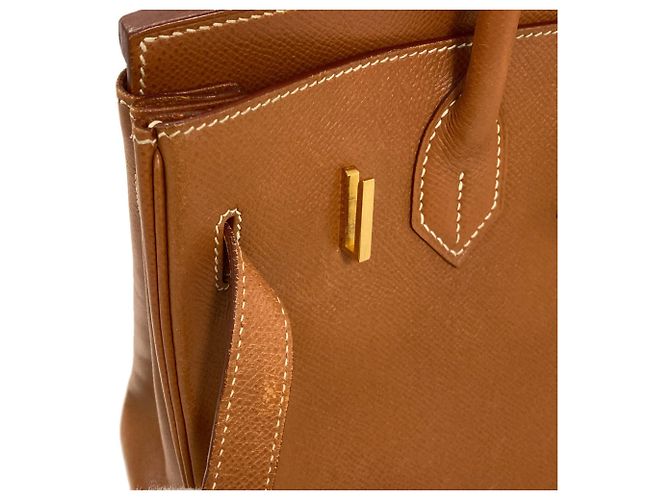 Hermès Borsa Hermes Birkin 30 Gold D'oro - vista 22