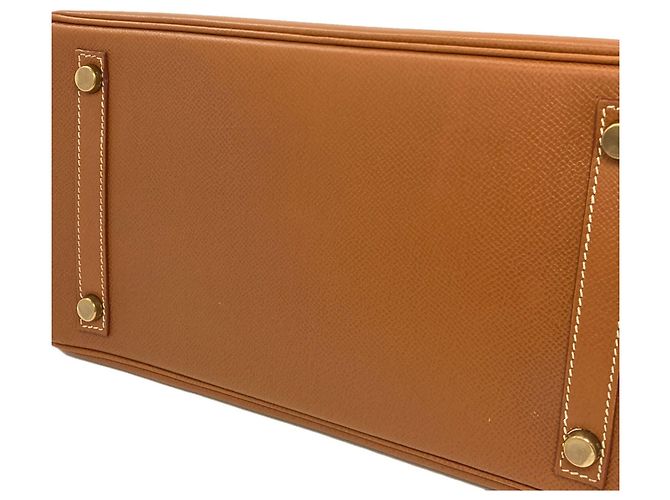 Hermès Borsa Hermes Birkin 30 Gold D'oro - vista 23