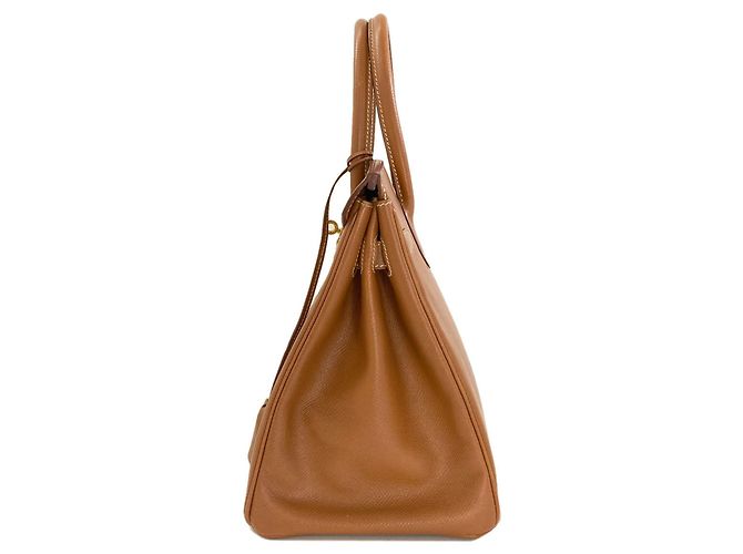 Hermès Borsa Hermes Birkin 30 Gold D'oro - vista 3