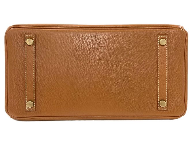 Hermès Borsa Hermes Birkin 30 Gold D'oro - vista 4
