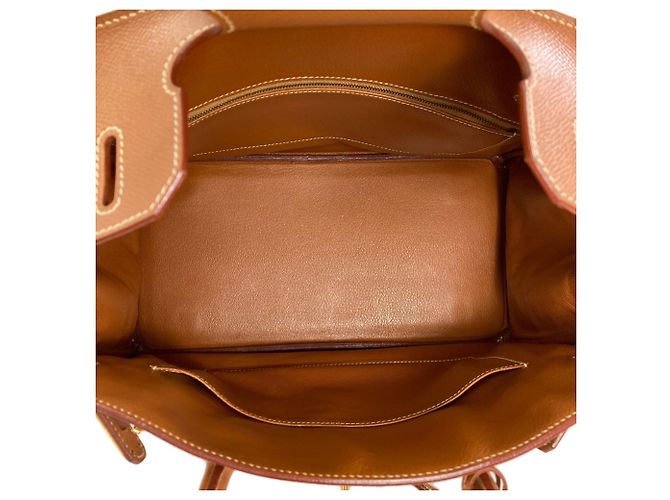 Hermès Borsa Hermes Birkin 30 Gold D'oro - vista 5
