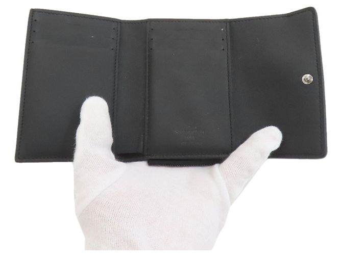 Louis Vuitton Taurillon Leder Tri-fold Wallet Monogramm - Ansicht 4
