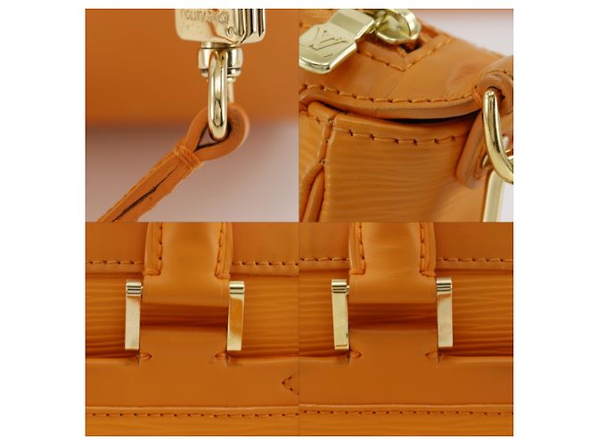Louis Vuitton Danura PM Handtasche Orange Grau - Ansicht 12