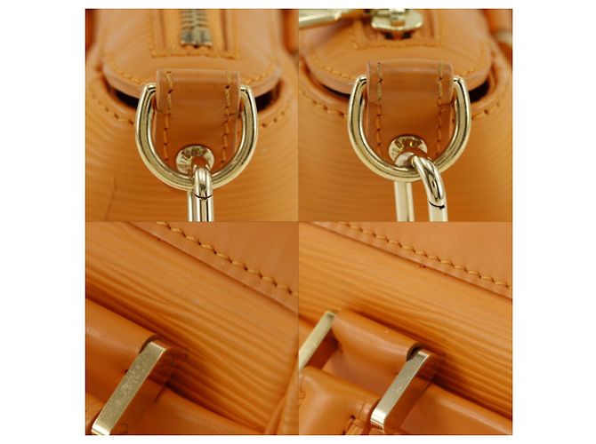 Louis Vuitton Danura PM Handtasche Orange Grau - Ansicht 13