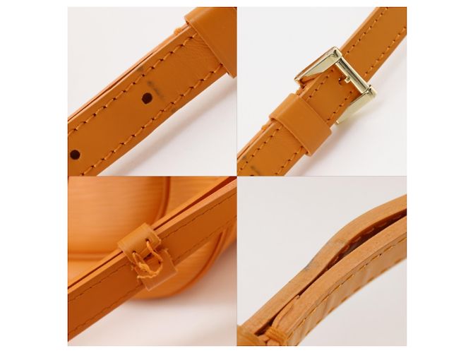 Louis Vuitton Danura PM Handtasche Orange Grau - Ansicht 14
