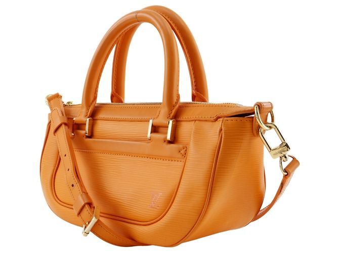Louis Vuitton Danura PM Handtasche Orange Grau - Ansicht 2