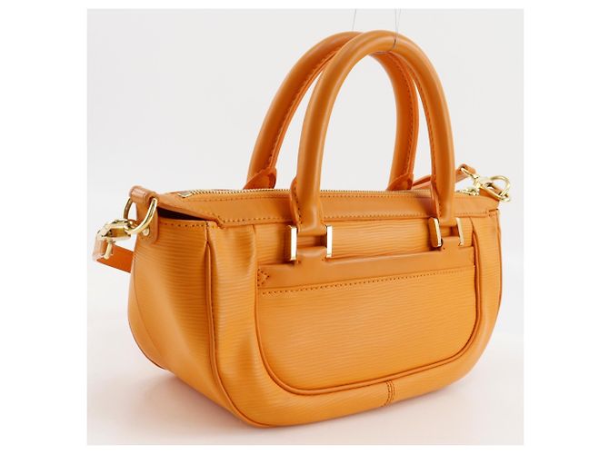 Louis Vuitton Danura PM Handtasche Orange Grau - Ansicht 3