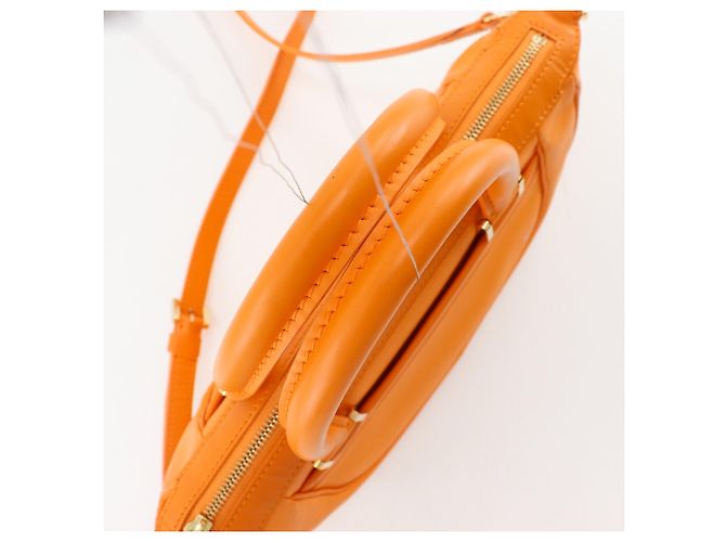 Louis Vuitton Danura PM Handtasche Orange Grau - Ansicht 5