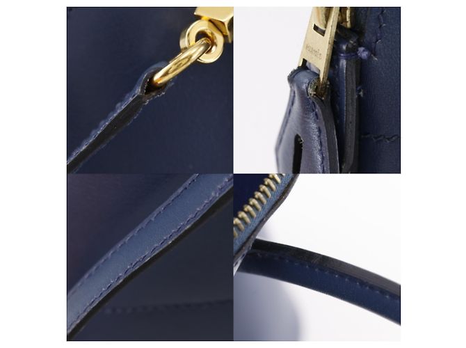 Hermès Borsa Hermes Bolide 31 in Blue Marine Blu navy - vista 13