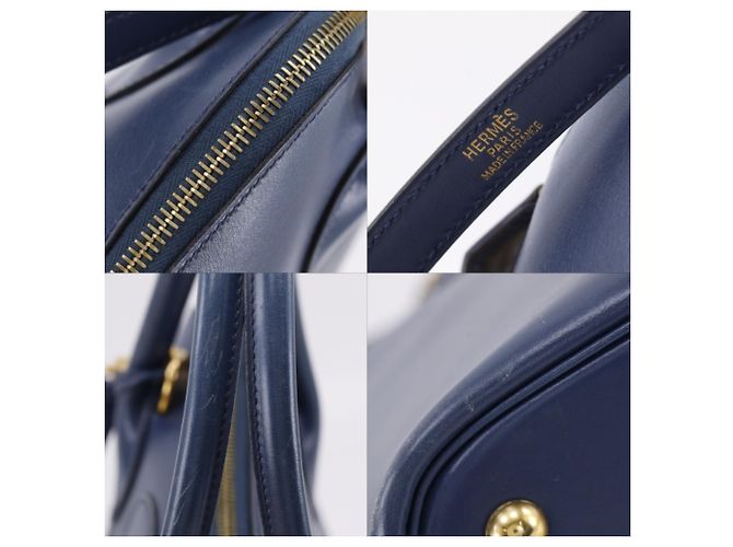 Hermès Borsa Hermes Bolide 31 in Blue Marine Blu navy - vista 14