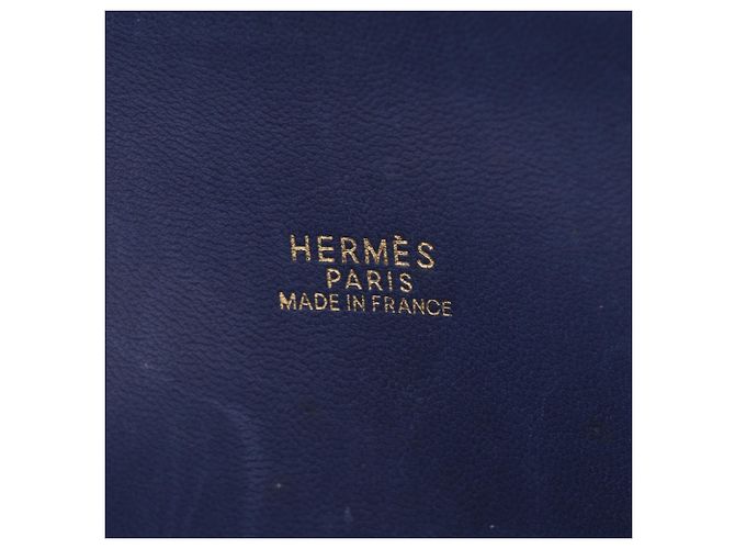 Hermès Borsa Hermes Bolide 31 in Blue Marine Blu navy - vista 17