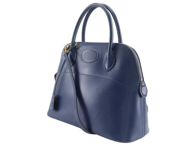 Hermès Borsa Hermes Bolide 31 in Blue Marine Blu navy - vista 2