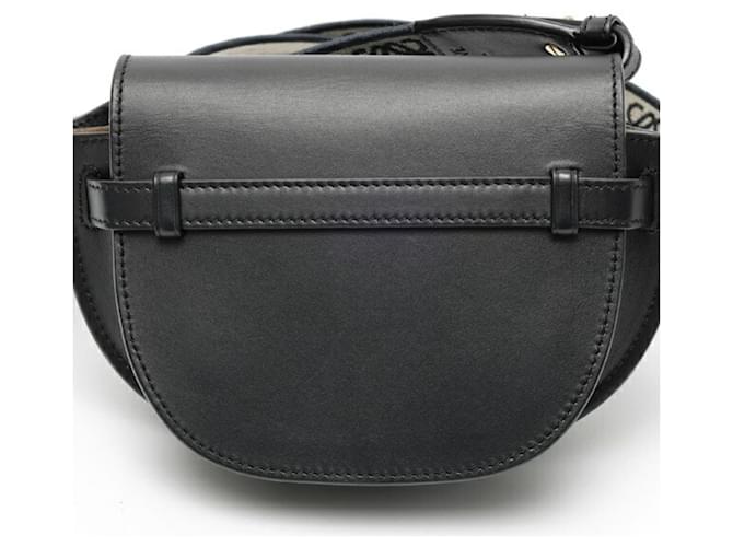 Borsa a tracolla mini Loewe Gate Dual Nero - vista 3