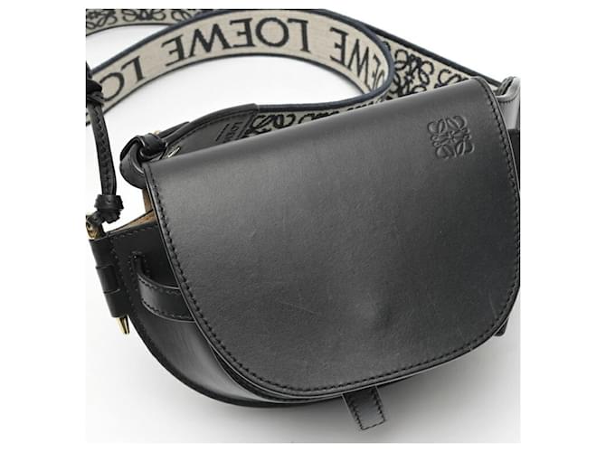 Borsa a tracolla mini Loewe Gate Dual Nero - vista 5