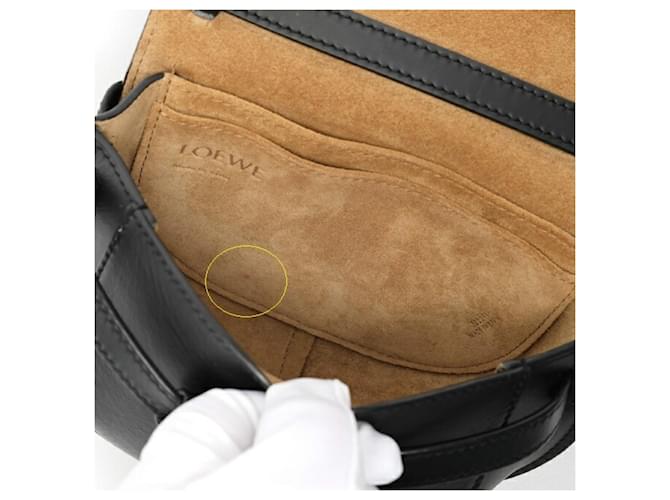 Borsa a tracolla mini Loewe Gate Dual Nero - vista 7