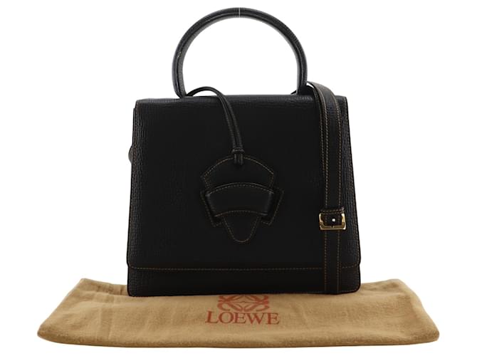 Borsa Loewe Barcelona Nero - vista 19