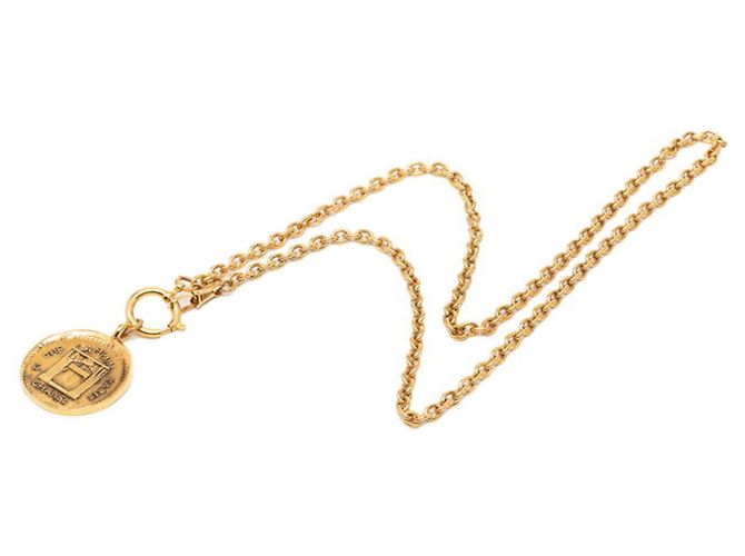 Chanel 31 RUE CAMBON Cambon Vintage Rogue Chain Necklace D'oro - vista 3