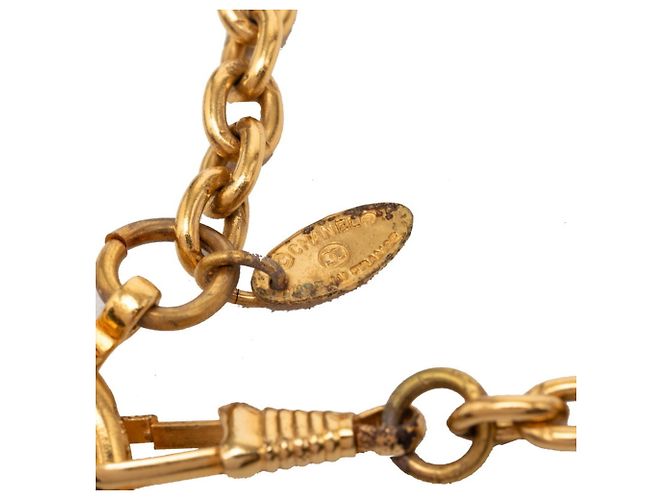 Chanel 31 RUE CAMBON Cambon Vintage Rogue Chain Necklace D'oro - vista 4