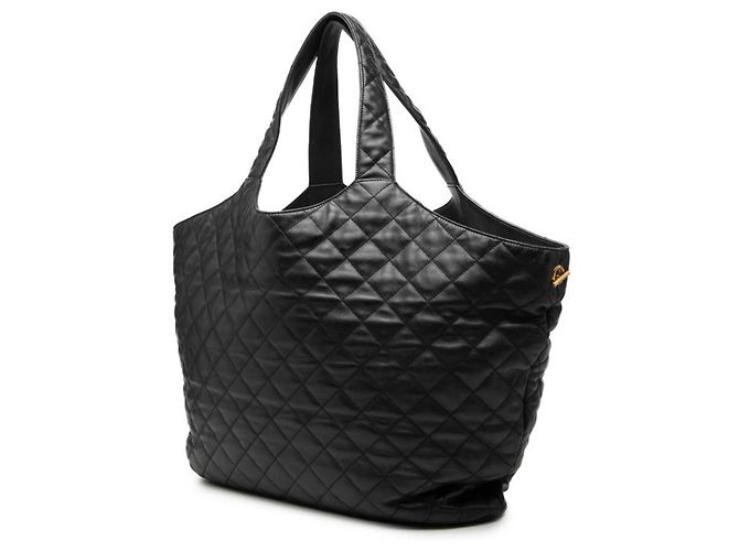 Bolso de compras Maxi Icare Saint Laurent Negro - vista 2