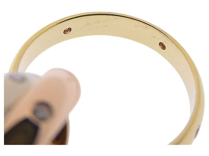 Anello Trinity di Cartier in oro 18K Rosa Bianco Giallo - vista 6