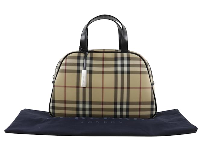 Borsa Burberry Nova Check Beige - vista 17