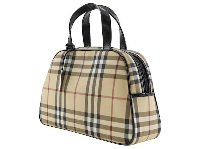 Borsa Burberry Nova Check Beige - vista 2