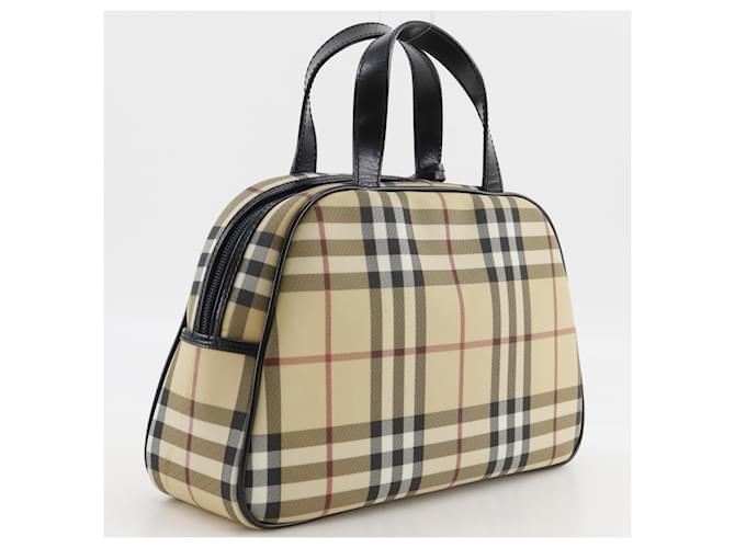 Borsa Burberry Nova Check Beige - vista 3