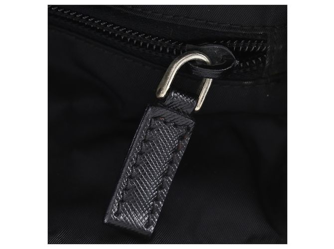 Borsa Tote in Nylon Nero Prada - vista 11
