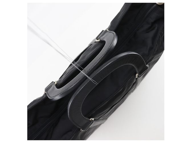Borsa Tote in Nylon Nero Prada - vista 5