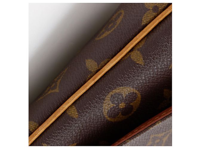 Borsa a tracolla Louis Vuitton Musette Tango Marrone Monogramma - vista 10