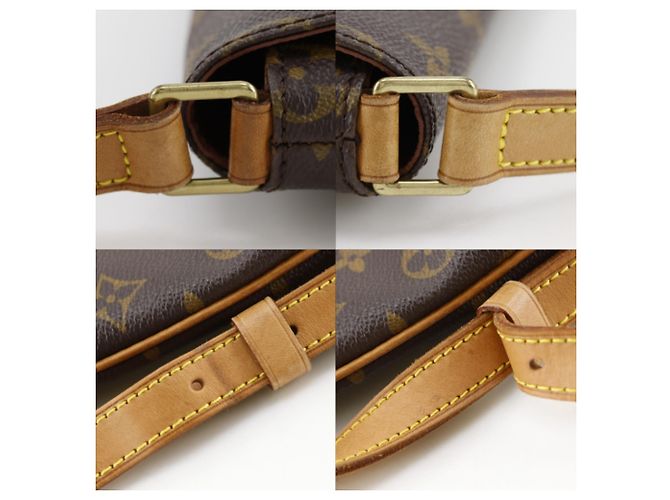 Borsa a tracolla Louis Vuitton Musette Tango Marrone Monogramma - vista 12