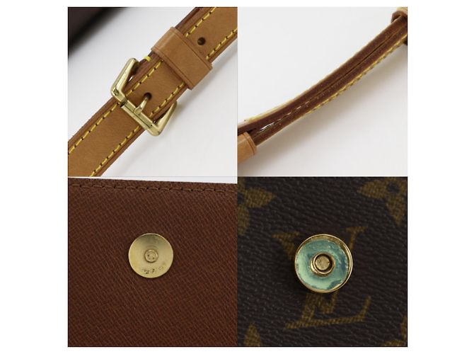 Borsa a tracolla Louis Vuitton Musette Tango Marrone Monogramma - vista 13