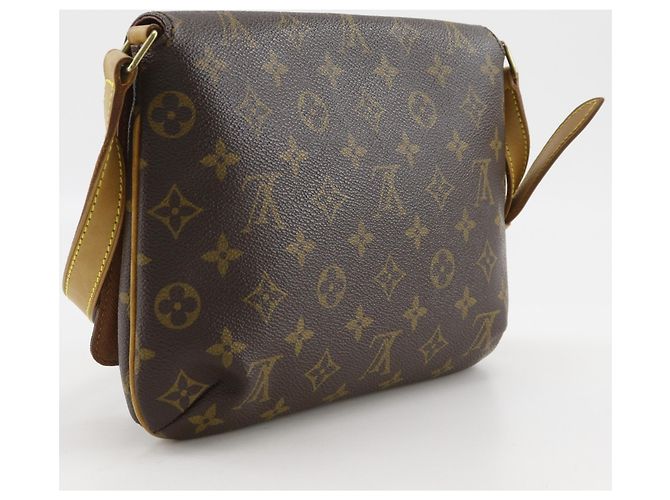 Borsa a tracolla Louis Vuitton Musette Tango Marrone Monogramma - vista 3