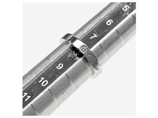 Cartier C de Engraved Ring aus Platin - Ansicht 11